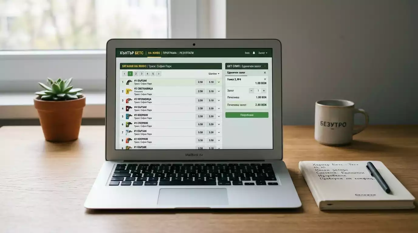 Тест на нова букмейкърска платформа с малки залози