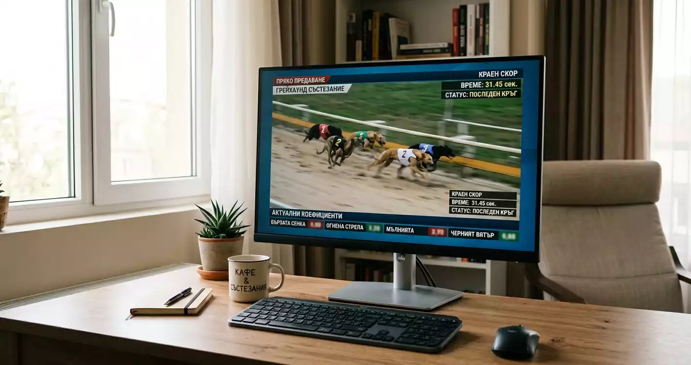 Технически setup за гледане на надбягвания без забавяне